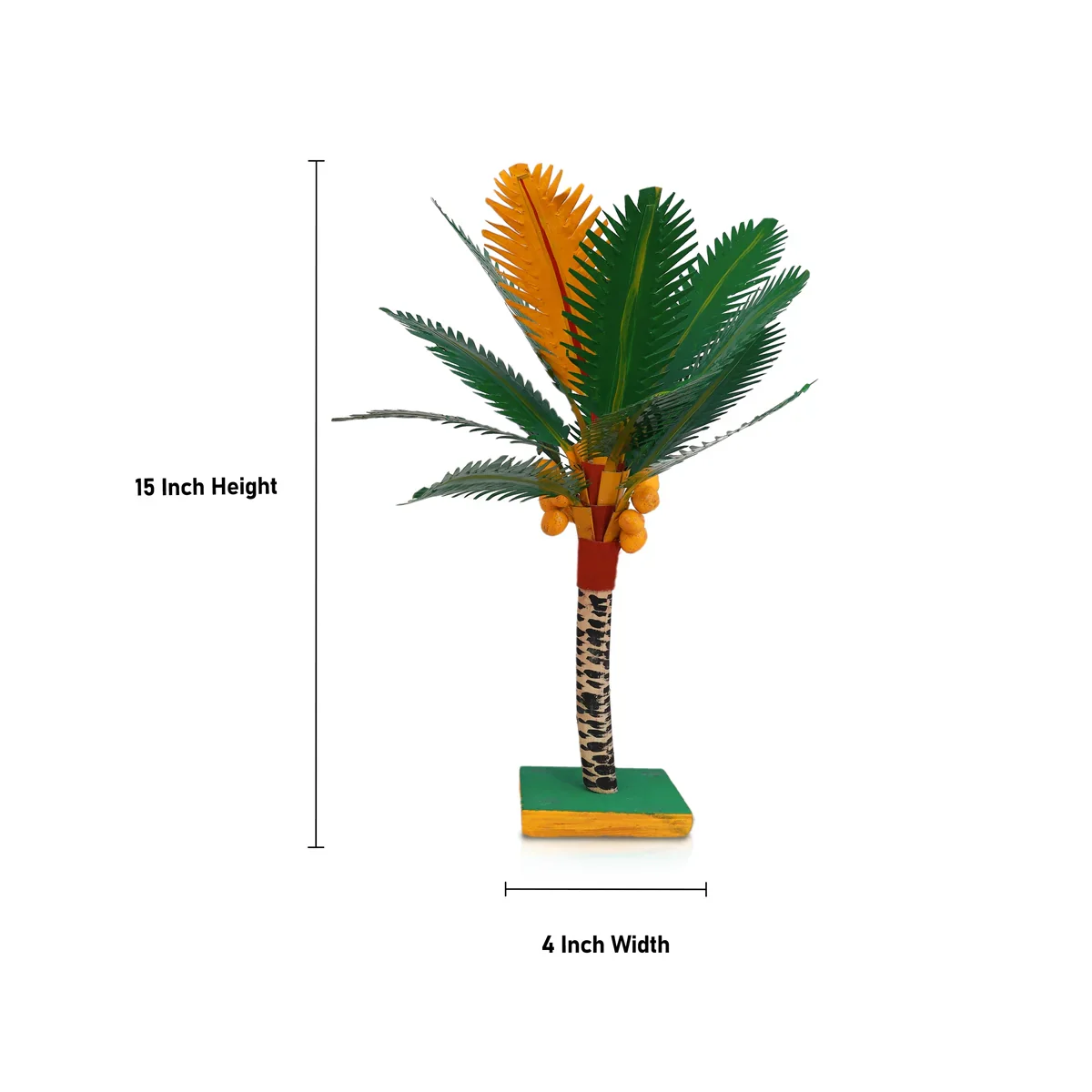 Coconut Tree - 15 x 4 Inches | Artificial Tree/ Coconut Plant for Home - Image 3