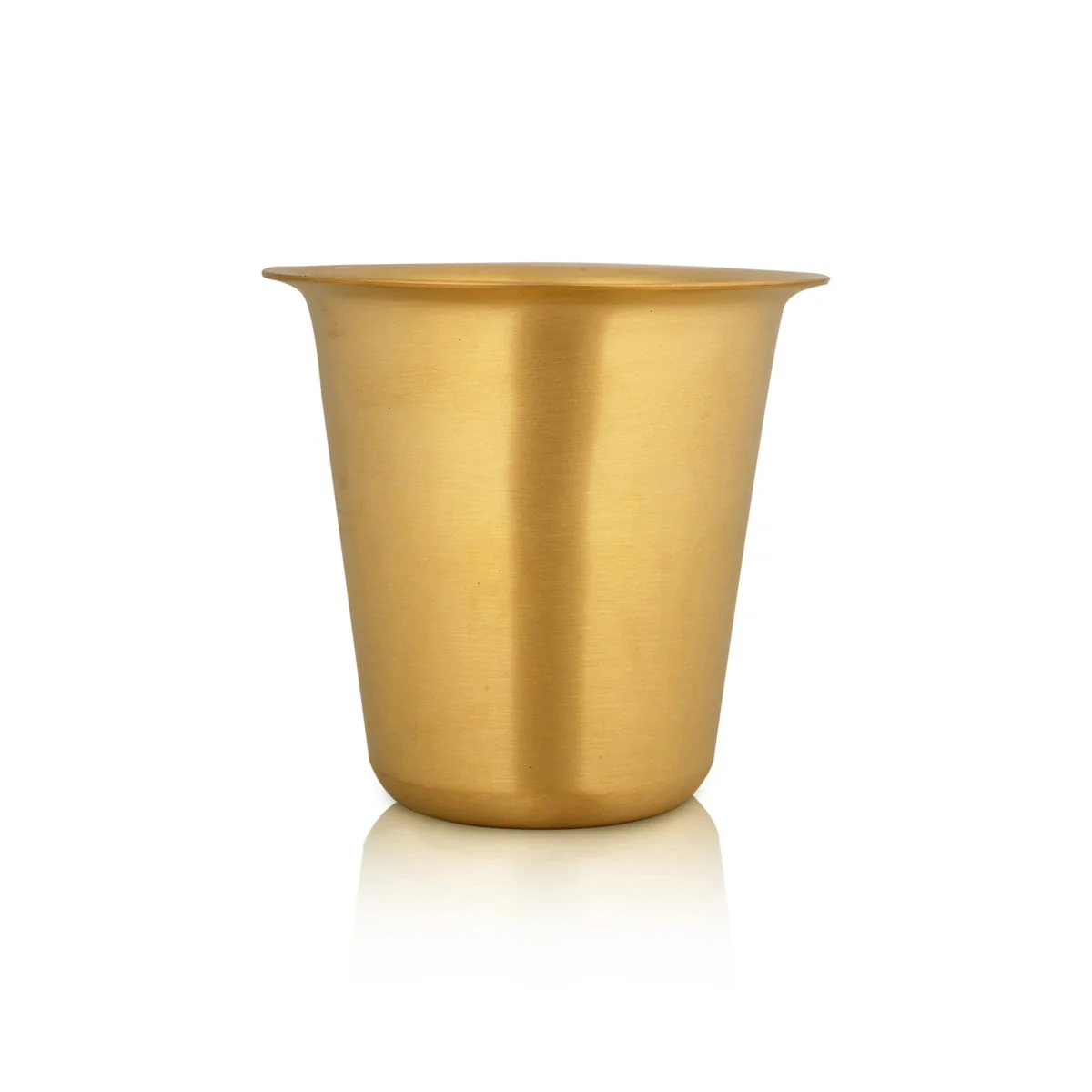 Coffee Dabara Pair - 3 x 4 Inches | Brass Dabara Set/ Davara Tumbler Set/ Davara Set for Home - Image 6