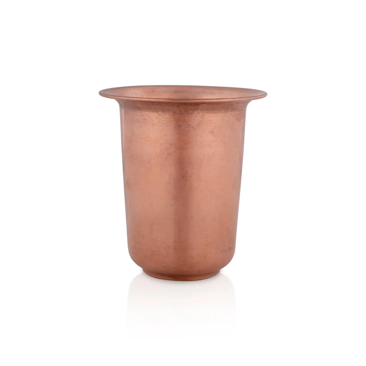 Coffee Tumbler - 3.5 x 3 Inches | Copper Glass/ Beading Design Copper Tumbler/Copper Vessel/Copper Cup for Home - Image 3