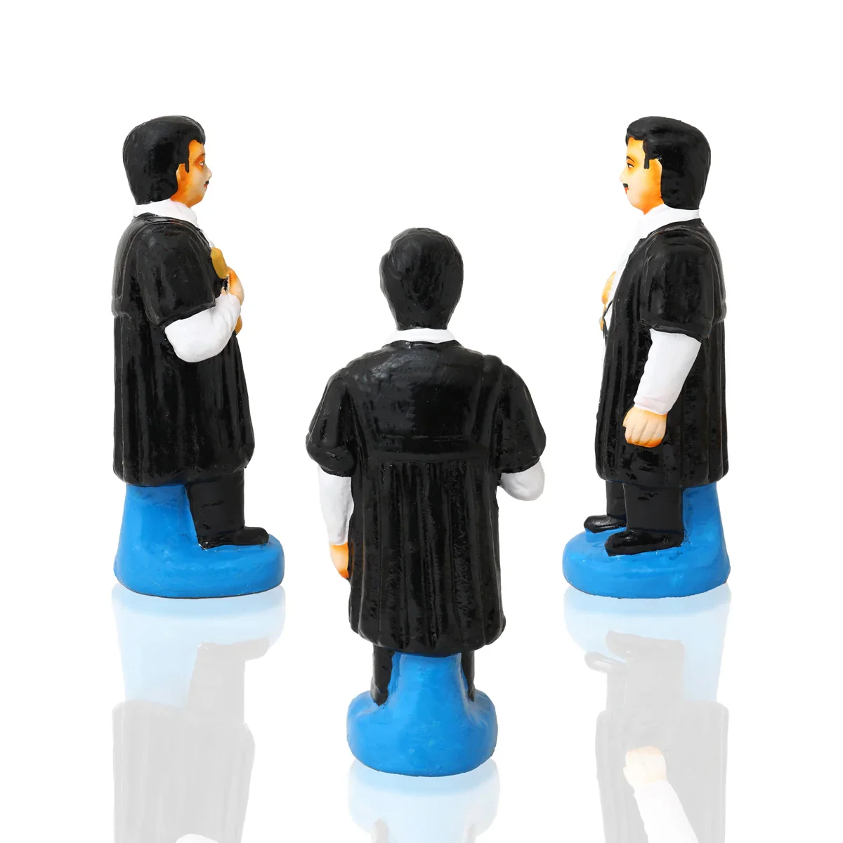 Community Helpers Clay Golu Bommai Set - 9 x 4 Inches | Giri Golu Doll/ Navaratri Golu Bomma/Gombe/Bommai - Image 6