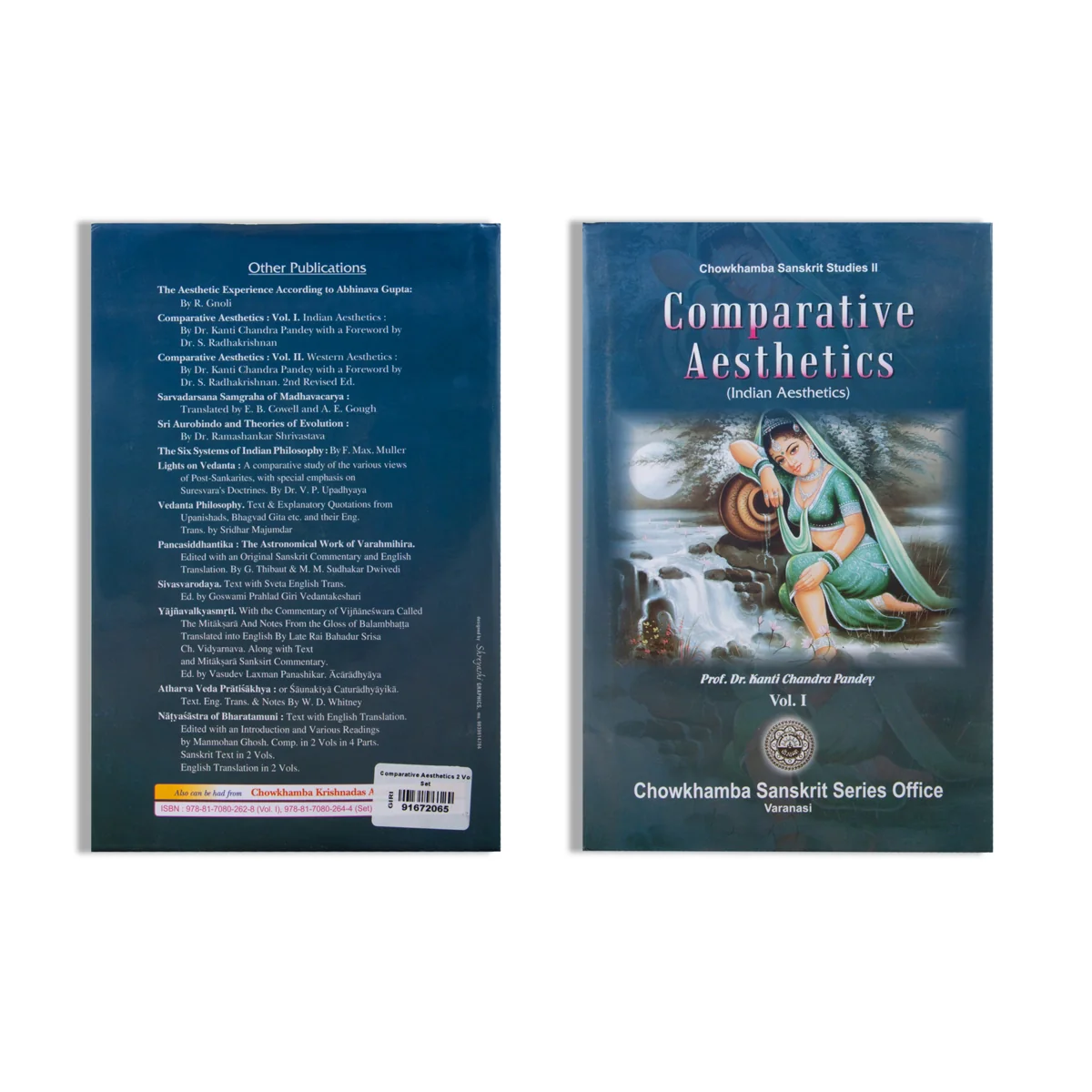 Comparative Aesthetics - Westem Aesthetics - 2 Volumes Set | by Dr. Kanti Chandra Pandey/ Chowkhamba Sanskrit Studies - Image 3