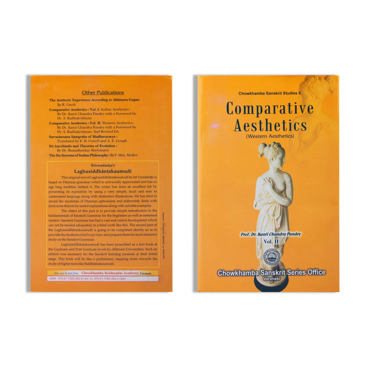 Comparative Aesthetics - Westem Aesthetics - 2 Volumes Set | by Dr. Kanti Chandra Pandey/ Chowkhamba Sanskrit Studies - Image 4