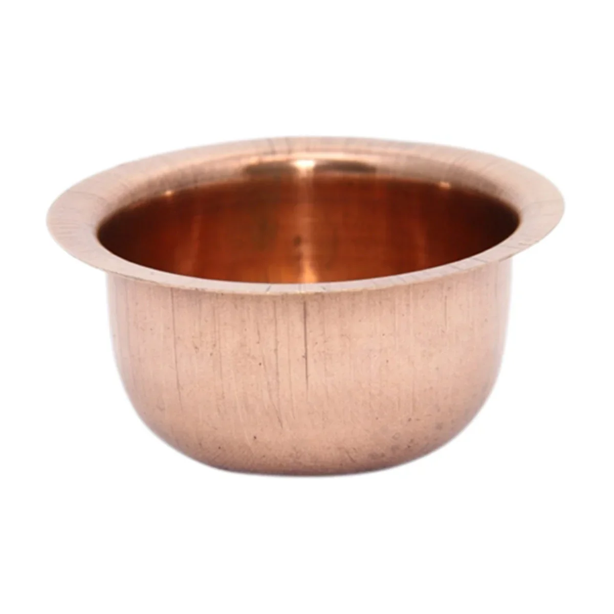 Copper Cup - 1.25 x 2.5 Inches| Puna Cup/ Copper Bowl/ Chandan Cup for Pooja / 25 Gms Approx - Image 2