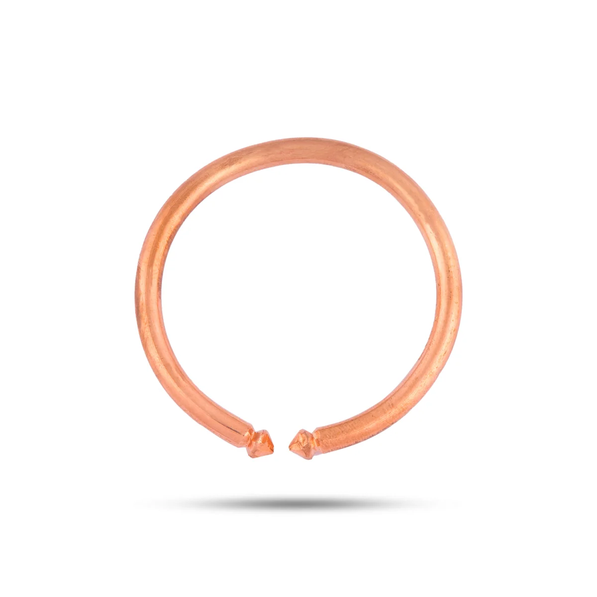Copper Kada - 2.5 Inches | Copper Bracelet Kada/ Copper Kaapu for Kan Drishti - Image 2