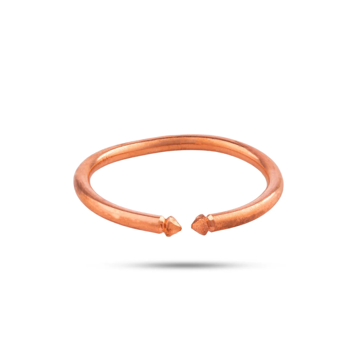 Copper Kada - 3 Inches | Copper Bracelet Kada/ Copper Kaapu for Kan Drishti - Image 2