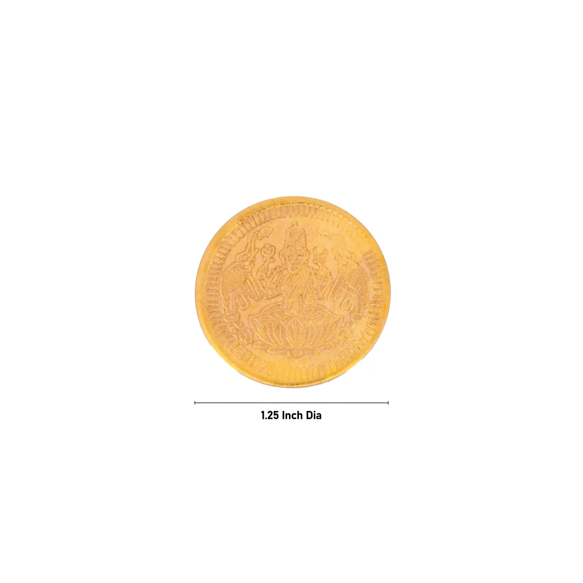 Copper Lakshmi Coin with Box - 1.25 Inch Dia | 108 Pcs/ Copper Coin/ Laxmi Coin for Pooja - Image 4
