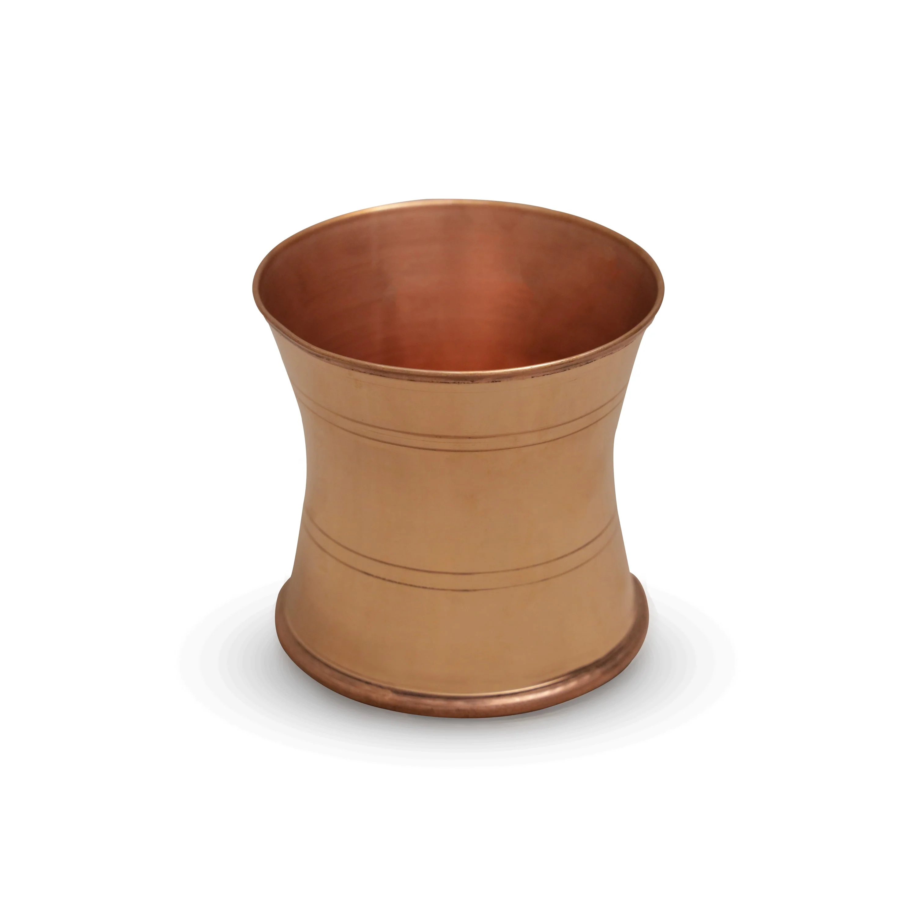 Copper Pancha Patra - 3.25 Inches | Panchamurt Vessel/ Panchapalli/ Copper Puja Pot For Rituals & Pooja - Image 2