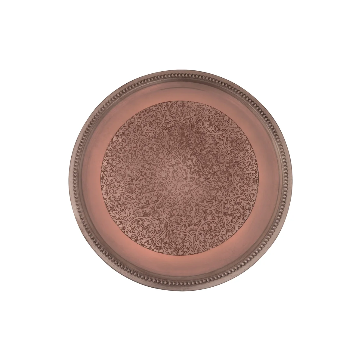 Copper Plate - 0.25 x 10 Inches | Pooja Thali Plate/ Pooja Plate for Home - Image 2