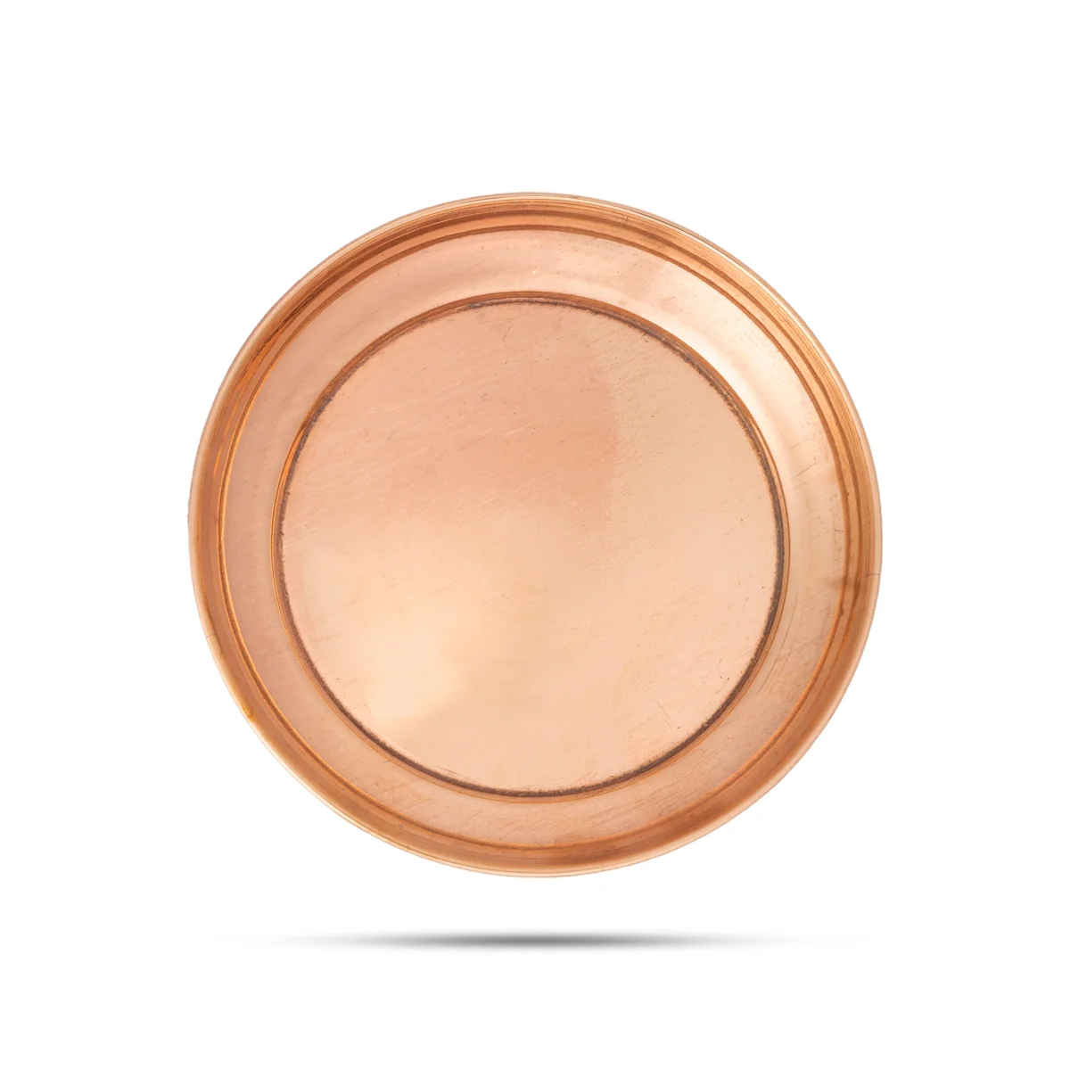 Copper Plate - 0.25 x 3 Inches | Thali Plate/ Puja Plate for Home/ 20 Gms Approx - Image 2