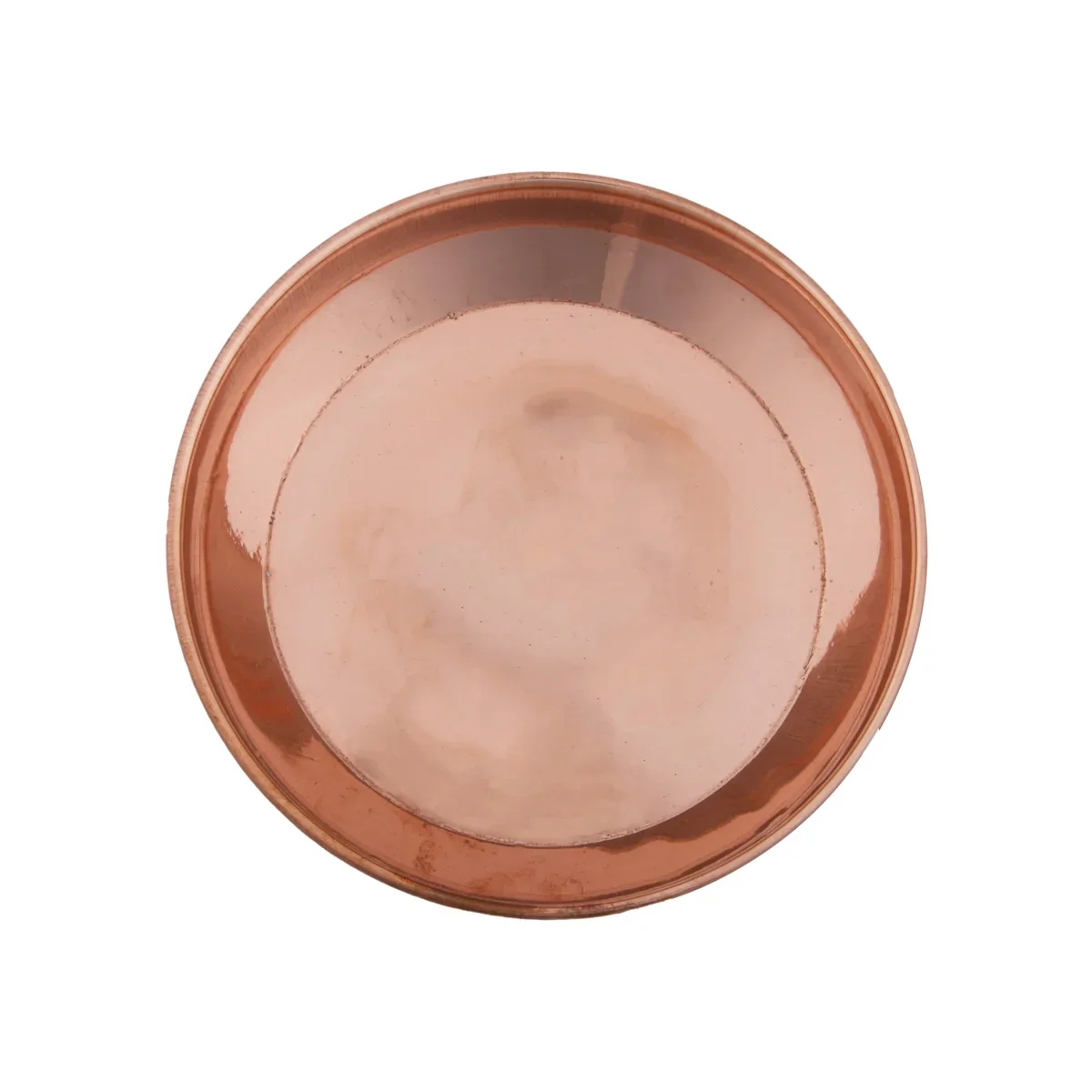 Copper Plate - 1.5 x 6.5 Inches | Hariwana Plate/ Pooja Plate/ Thali Plate for Home/ 140 Gms Approx - Image 3