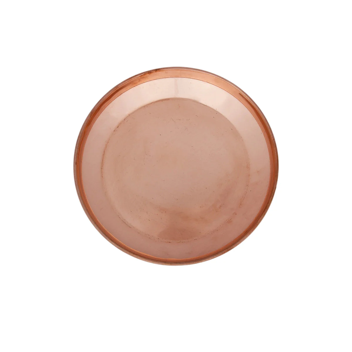 Copper Plate - 1.5 x 9 Inches | Small Plate/ Pooja Thali Plate/ Hariwana Design Pooja Plate for Home - Image 3