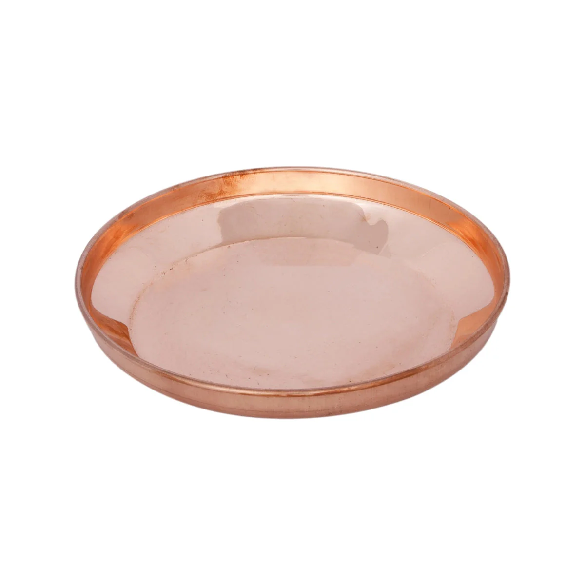 Copper Plate - 1.5 x 9 Inches | Small Plate/ Pooja Thali Plate/ Hariwana Design Pooja Plate for Home - Image 5