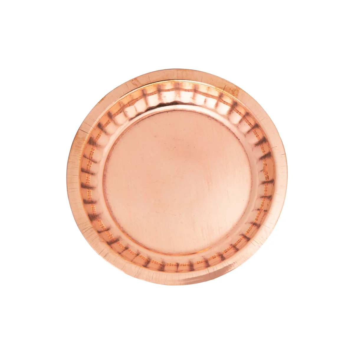 Copper Plate - 4 Inches | Pooja Thali Plate/ Pooja Plate for Home - Image 3
