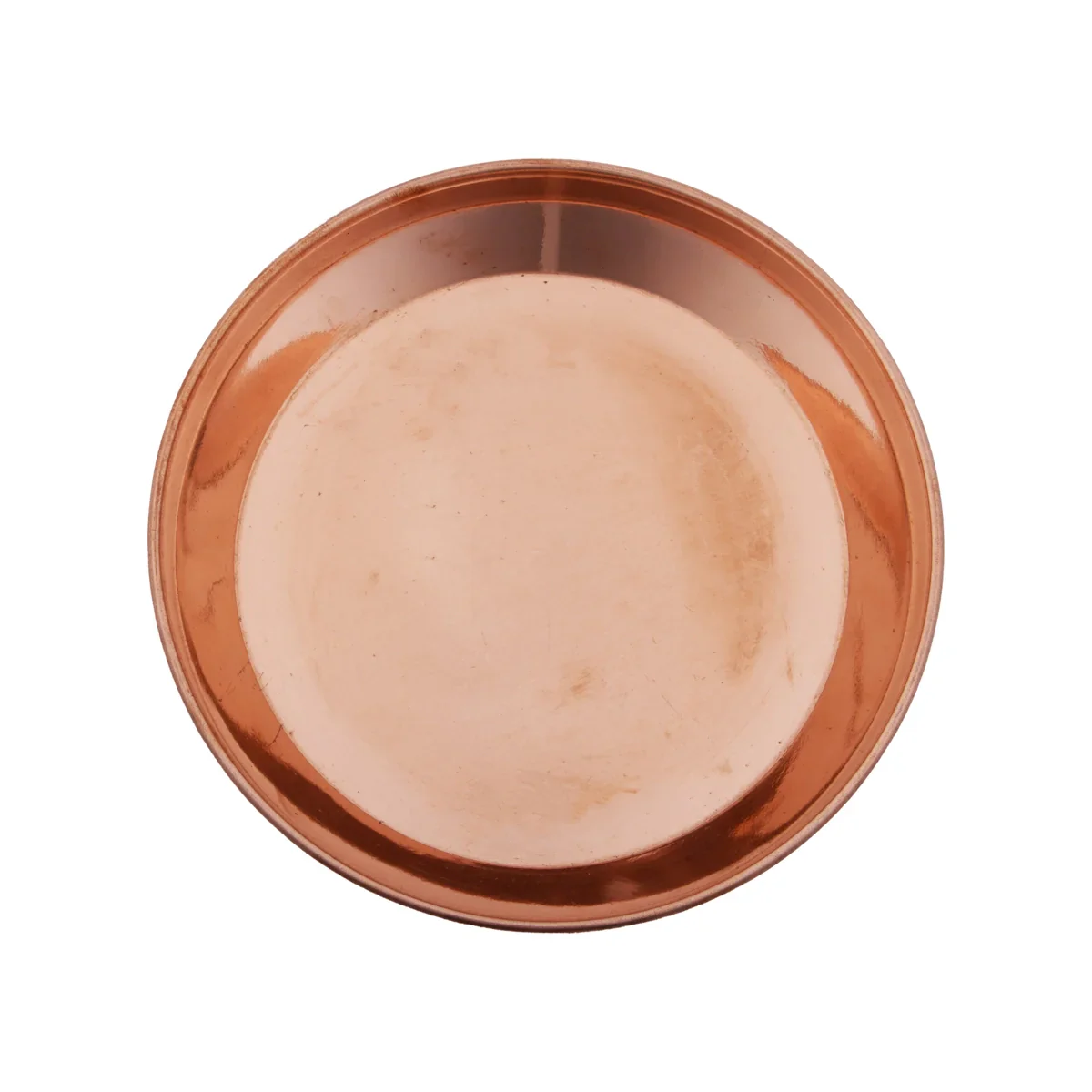 Copper Plate - 2 x 7.5 Inches | Hariwana Plate/ Pooja Plate/ Thali Plate for Home/ 210 Gms Approx - Image 4