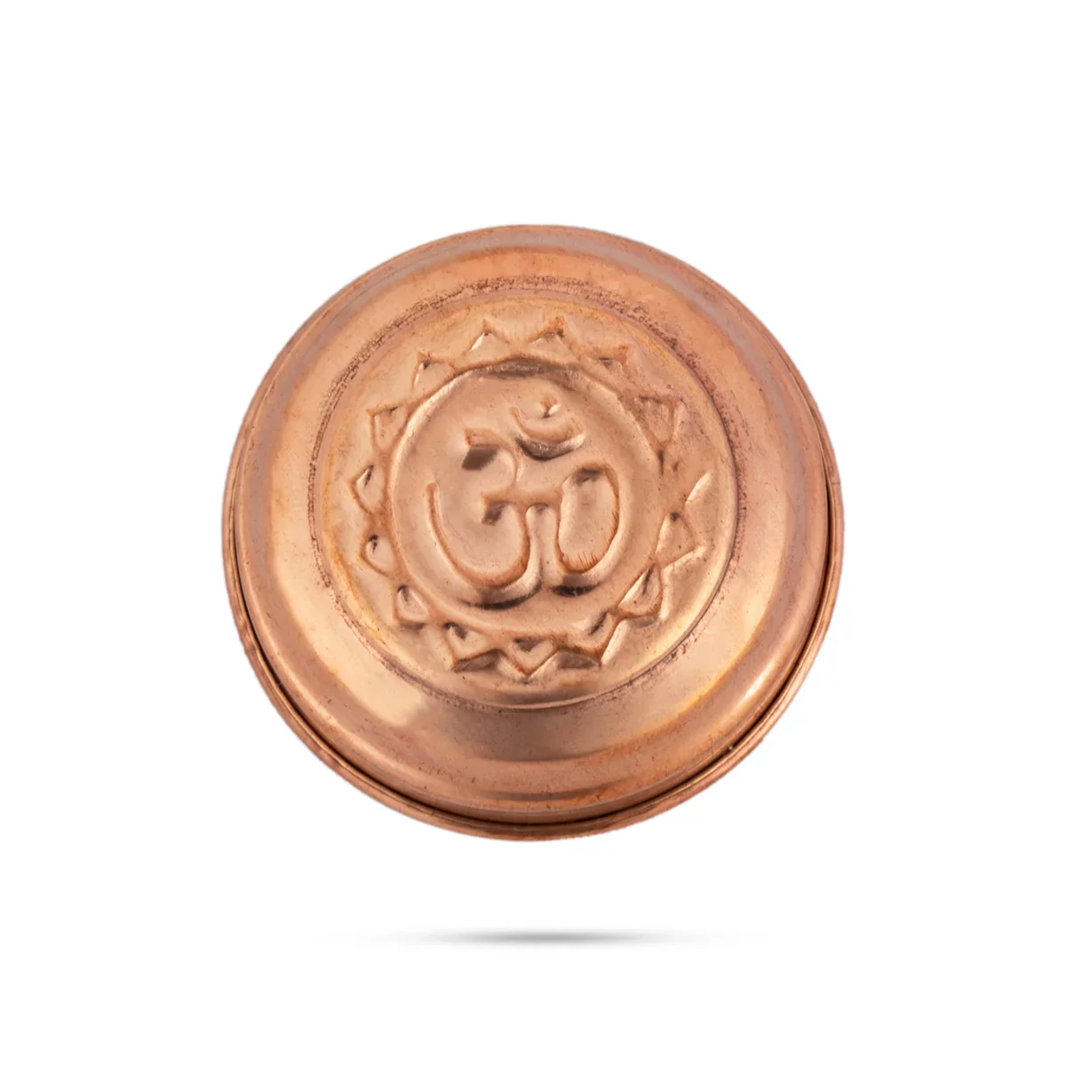 Copper Storage Box - 1 x 1.5 Inches | Copper Tiffin Box/ Copper Masala Box for Home/ 15 Gms Approx - Image 3