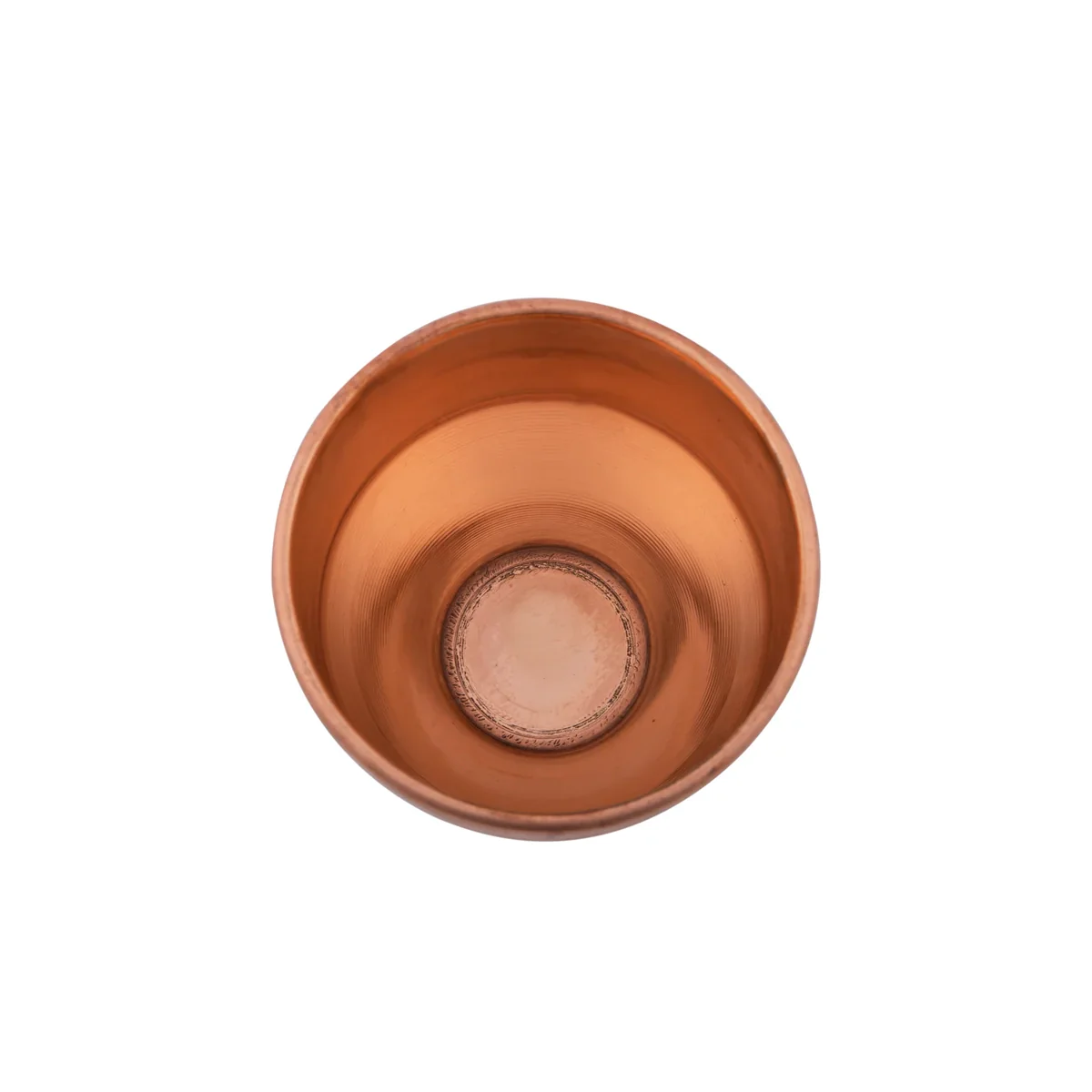 Copper Vattil - 2.5 x 3 Inches | Copper Vessel/ Puja Patra/ Bowl for Pooja - Image 2