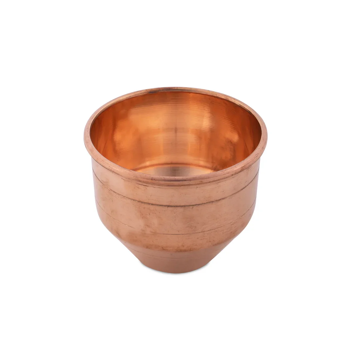 Copper Vattil - 2.5 x 3 Inches | Copper Vessel/ Puja Patra/ Bowl for Pooja - Image 3