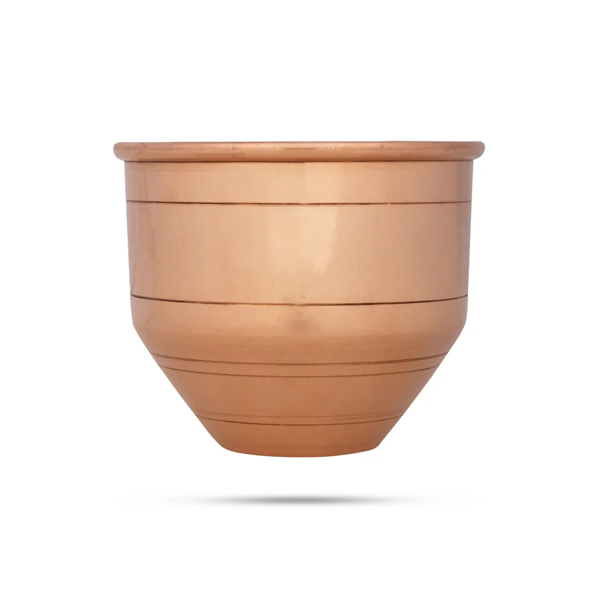 Copper Vattil - 3.5 x 4 Inches | Puja Patra/ Copper Cup/ Copper Bowl for Pooja/ 180 Gms Approx
