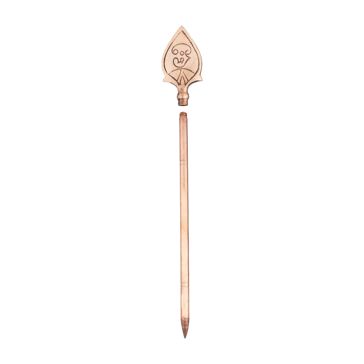 Copper Vel - 9 x 1.5 Inches | Murugan Vel/ Murugan Astra for Pooja/ 110 Gms Approx - Image 3