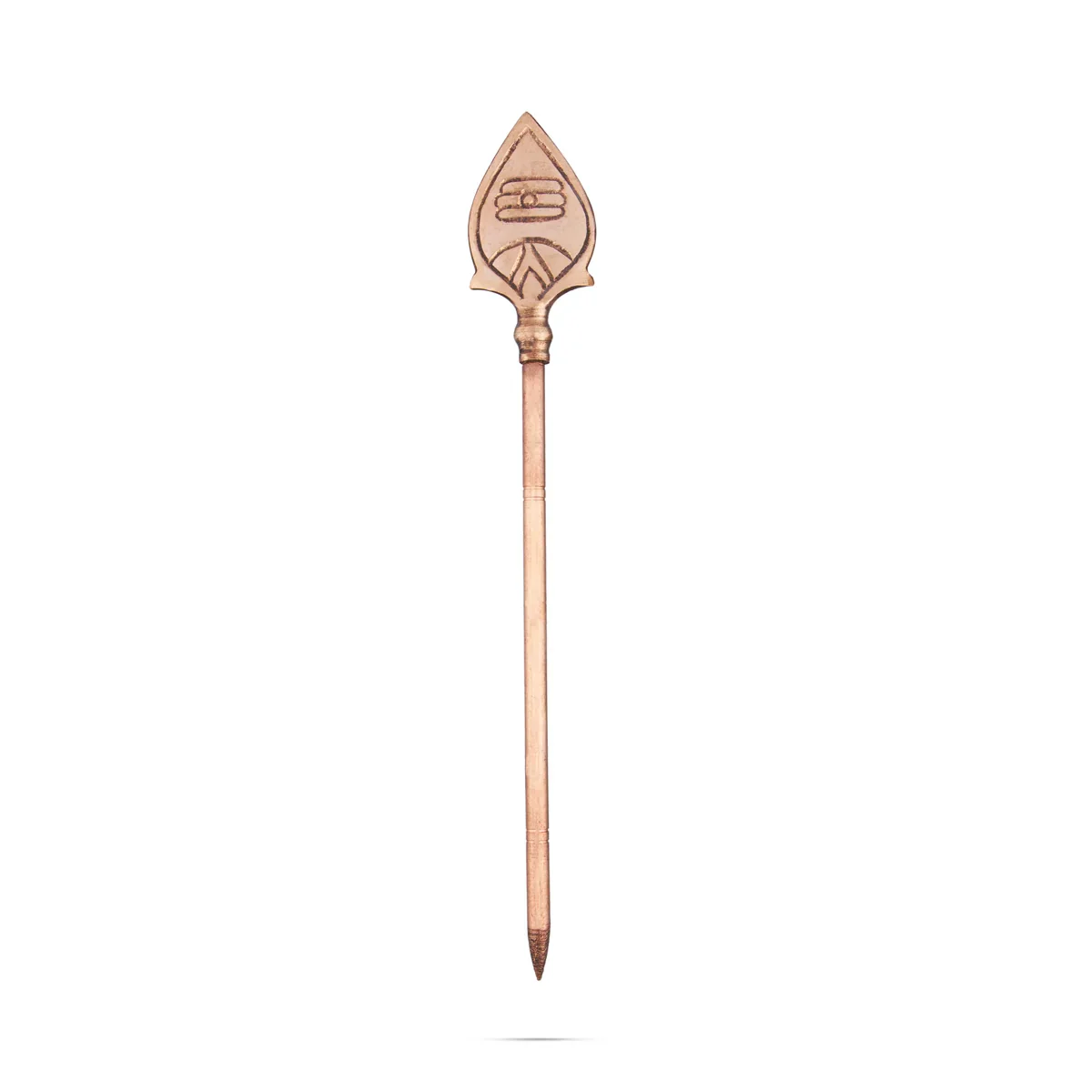 Copper Vel - 9 x 1.5 Inches | Murugan Vel/ Murugan Astra for Pooja/ 110 Gms Approx - Image 5