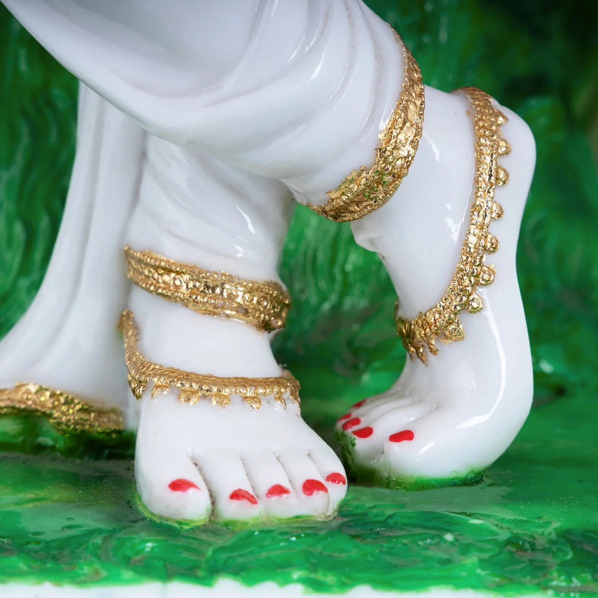 Cow Krishna Murti Standing On Base - 26 x 20 Inches | Resin Statue/ Cow Krishna Idol for Pooja - Image 6