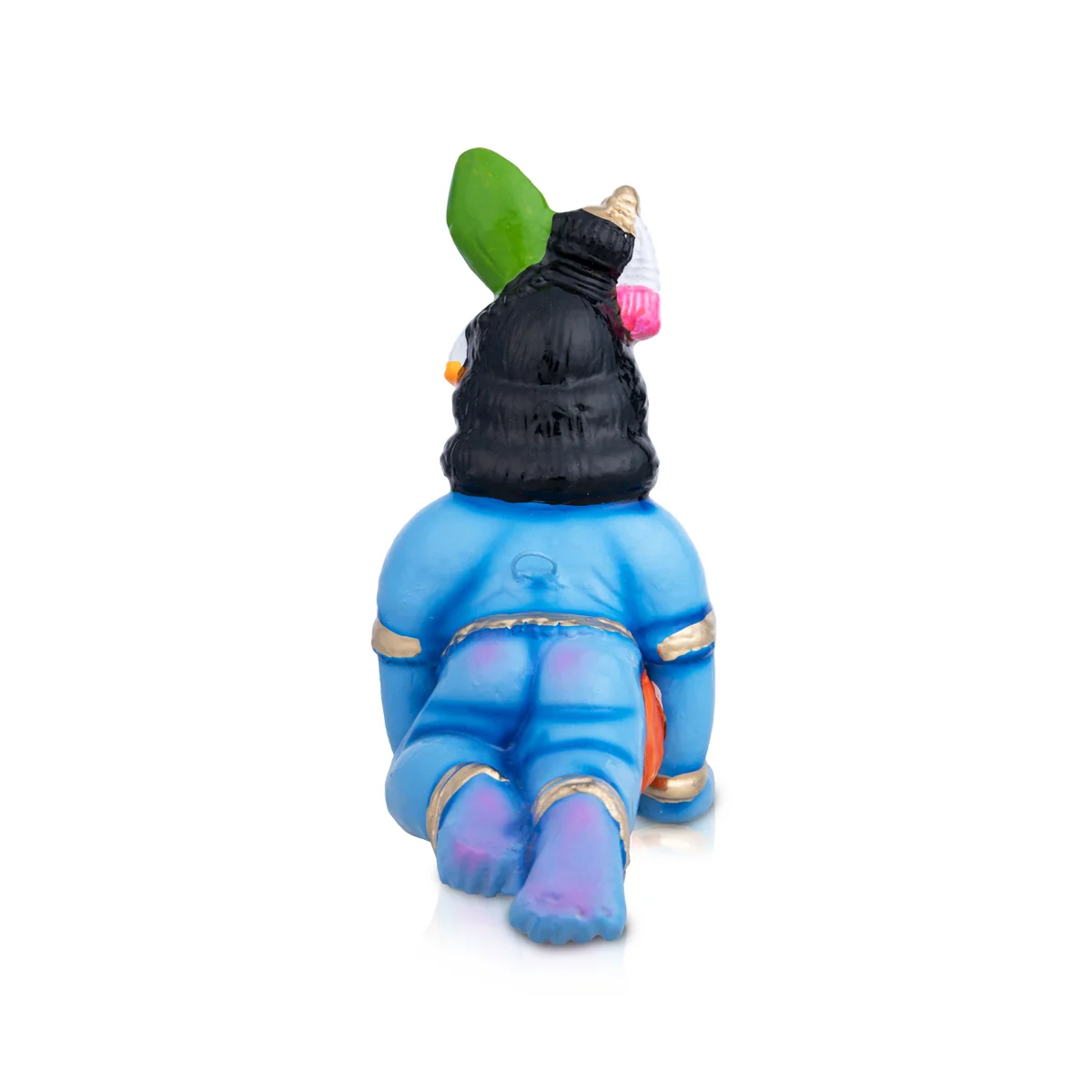 Crawling Krishna Murti Clay Golu Bommai - 9 x 6.5 Inches | Giri Golu Doll/ Navaratri Golu Bommai/ Gombe - Image 5
