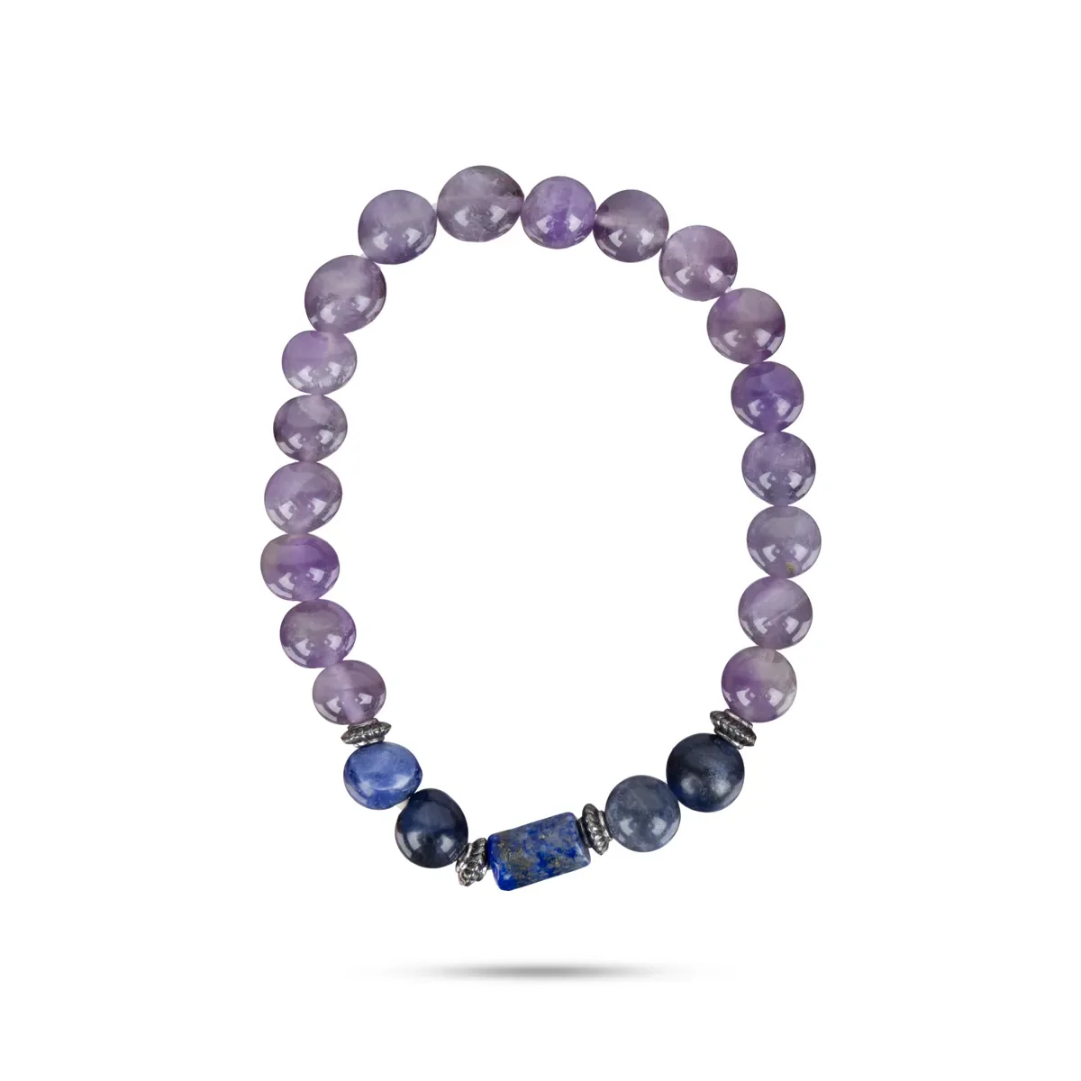Crystal Bracelet - 2.5 Inches | Crystal Bead Hand Bracelet/ Semi Precious Stone Hand Band For Capricorn Zodiac - Image 5
