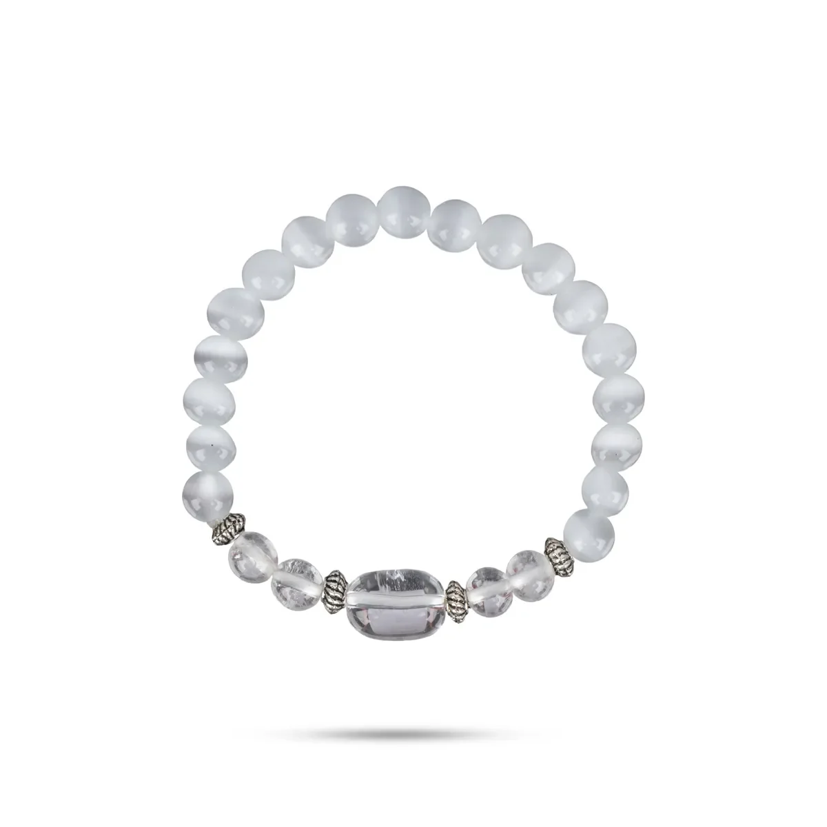 Crystal Bracelet - 2.5 Inches | Crystal Bead Hand Bracelet/ Semi Precious Stone Hand Band For Libra Zodiac - Image 5