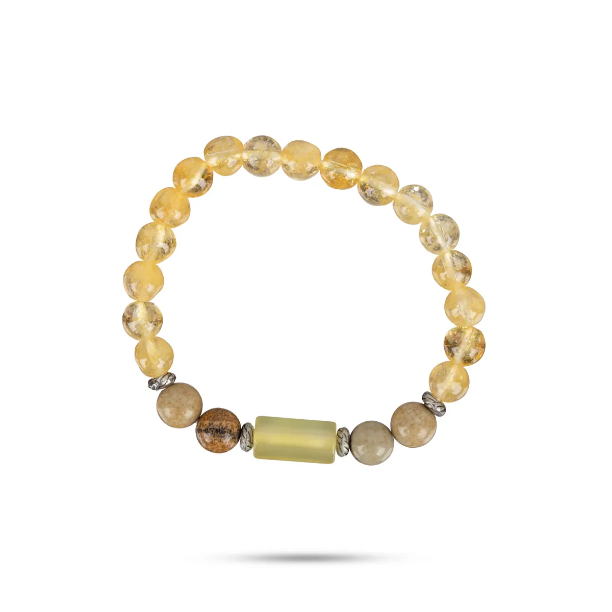 Crystal Bracelet- 2.5 Inches | Crystal Bead Hand Bracelet/ Semi Precious Stone Hand Band For Sagittarius Zodiac - Image 5