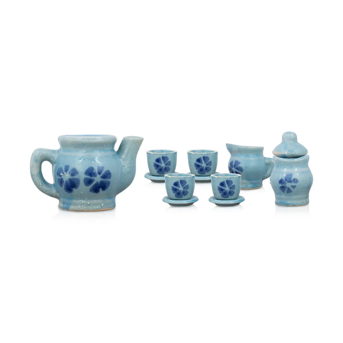 Cup And Saucer Toy Set - 3 X 4 Inches | 7 Pcs/ Tea Cup Plates/ Ceramic Cupsaucer For Childrens - Image 18