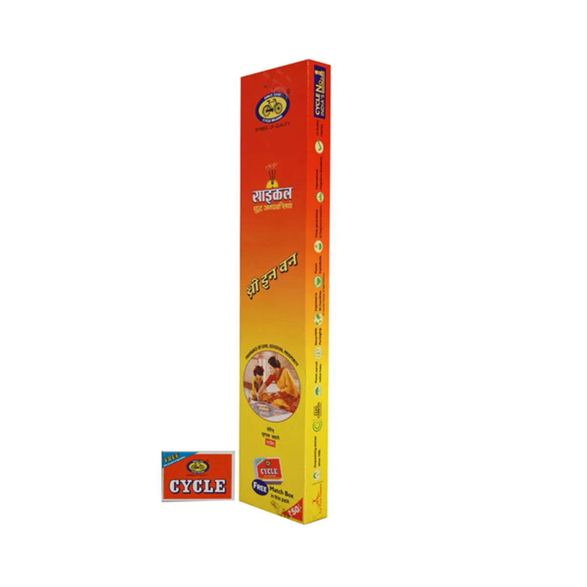 Cycle Three in One Incense - 88 Gms | 3 in 1 Incense Sticks/ Agarbathi for Pooja - Image 3