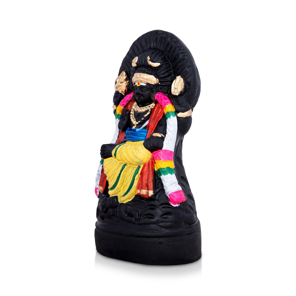 Dakshinamoorthy Clay Golu Bommai - 6 x 3 Inches | Giri Golu Doll/ Navaratri Golu Bomma/Gombe/Bommai - Image 4