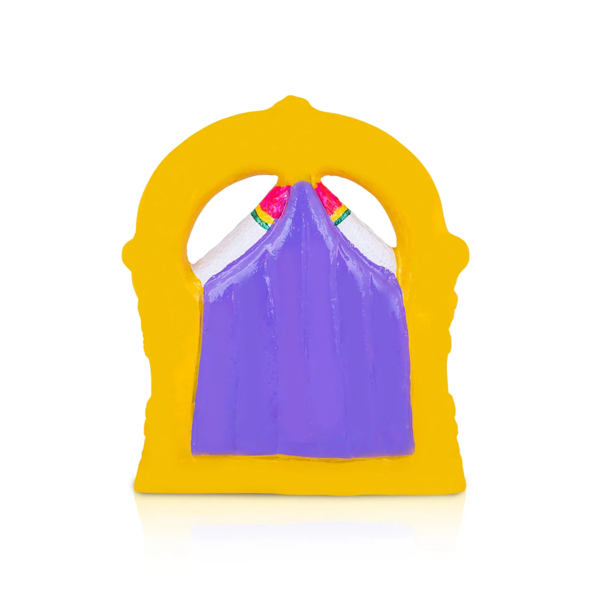 Dakshinamurthy Vigraham With Arch Paper Mache Golu Bommai - 17 X 13 Inches | Navaratri Gombe/ Giri Golu Doll - Image 4