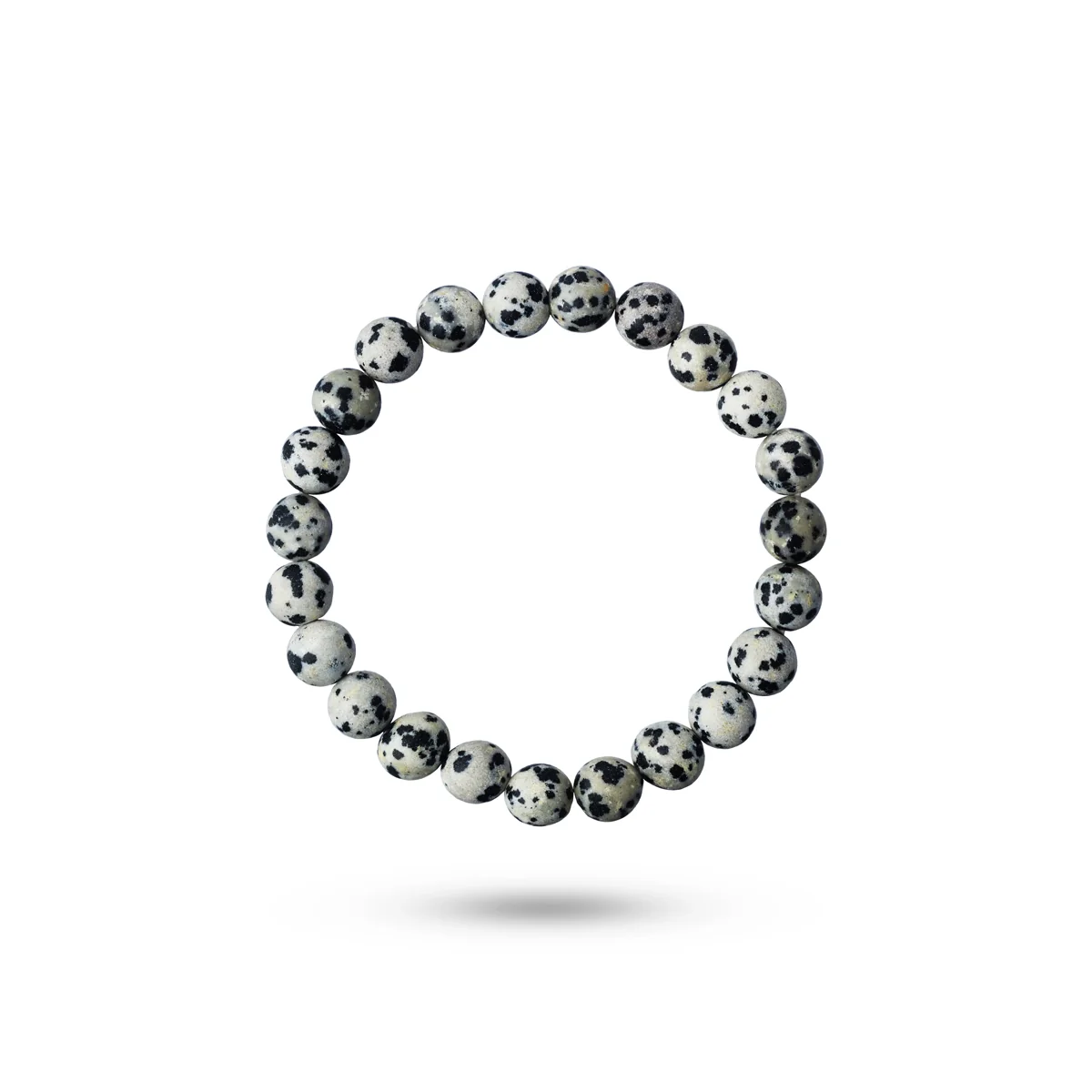 Dalmatian Jasper Bracelet - 2.5 Inches | Crystal Bracelet/ Dalmatian Jasper Gemstone Bracelet for Men & Women - Image 2