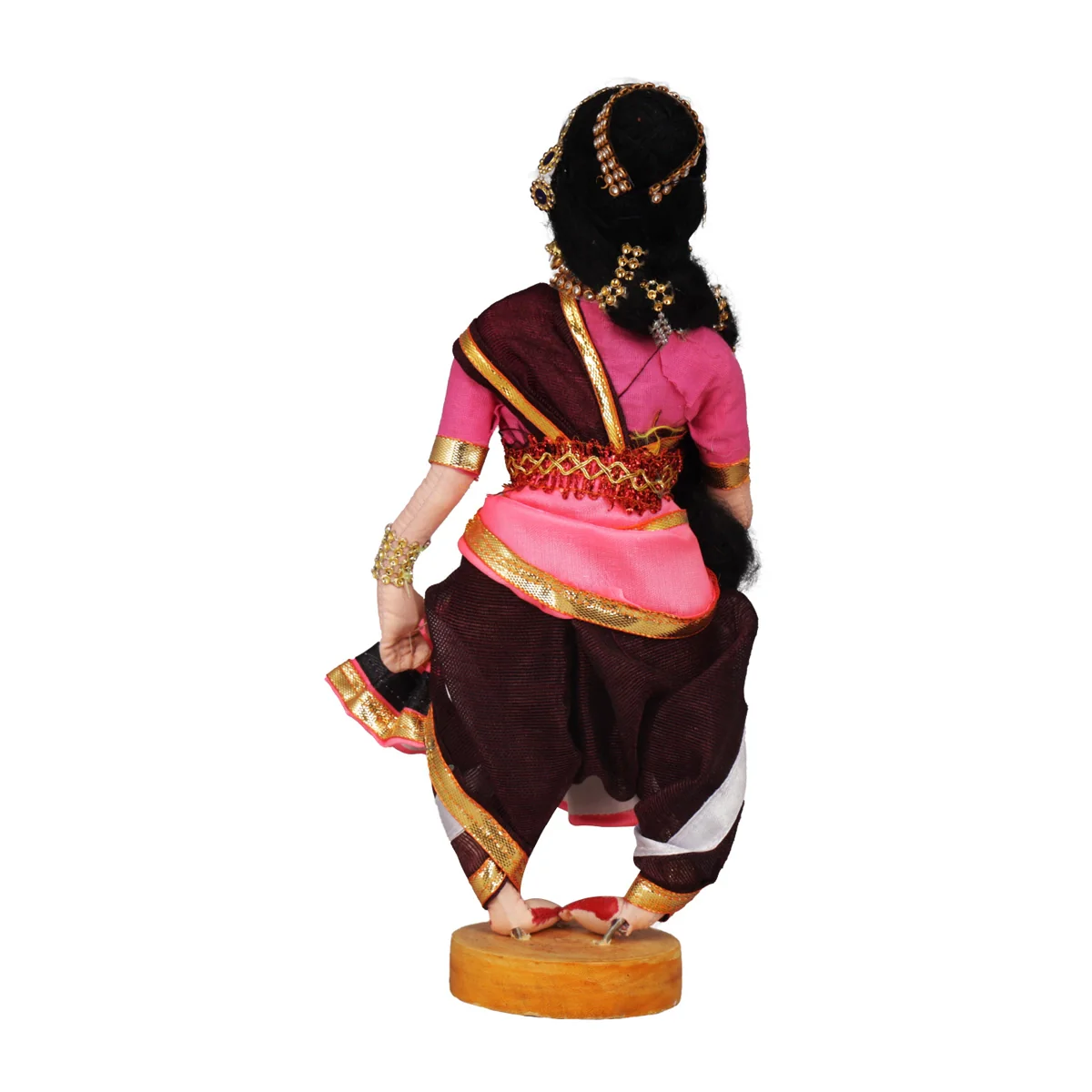 Dancing Doll Cloth Golu Bommai - 9 Inches | Giri Golu Doll/ Navaratri Golu Bomma/Gombe/Bommai - Image 10