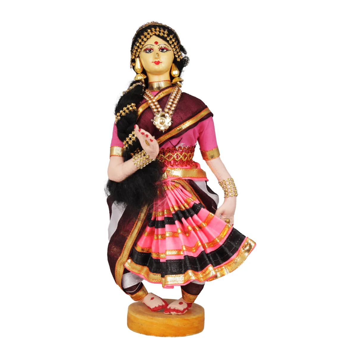 Dancing Doll Cloth Golu Bommai - 9 Inches | Giri Golu Doll/ Navaratri Golu Bomma/Gombe/Bommai - Image 15