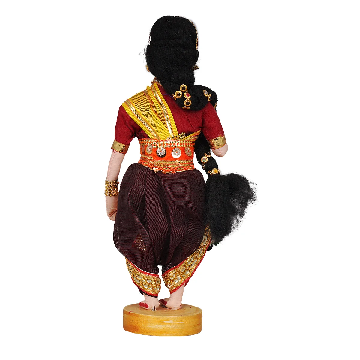 Dancing Doll Cloth Golu Bommai - 9 Inches | Giri Golu Doll/ Navaratri Golu Bomma/Gombe/Bommai - Image 29
