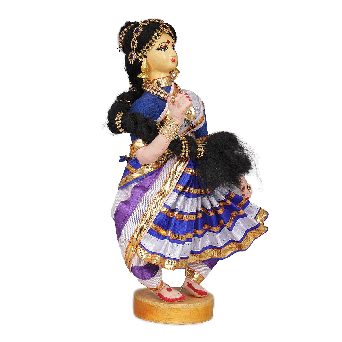 Dancing Doll Cloth Golu Bommai - 9 Inches | Giri Golu Doll/ Navaratri Golu Bomma/Gombe/Bommai - Image 30