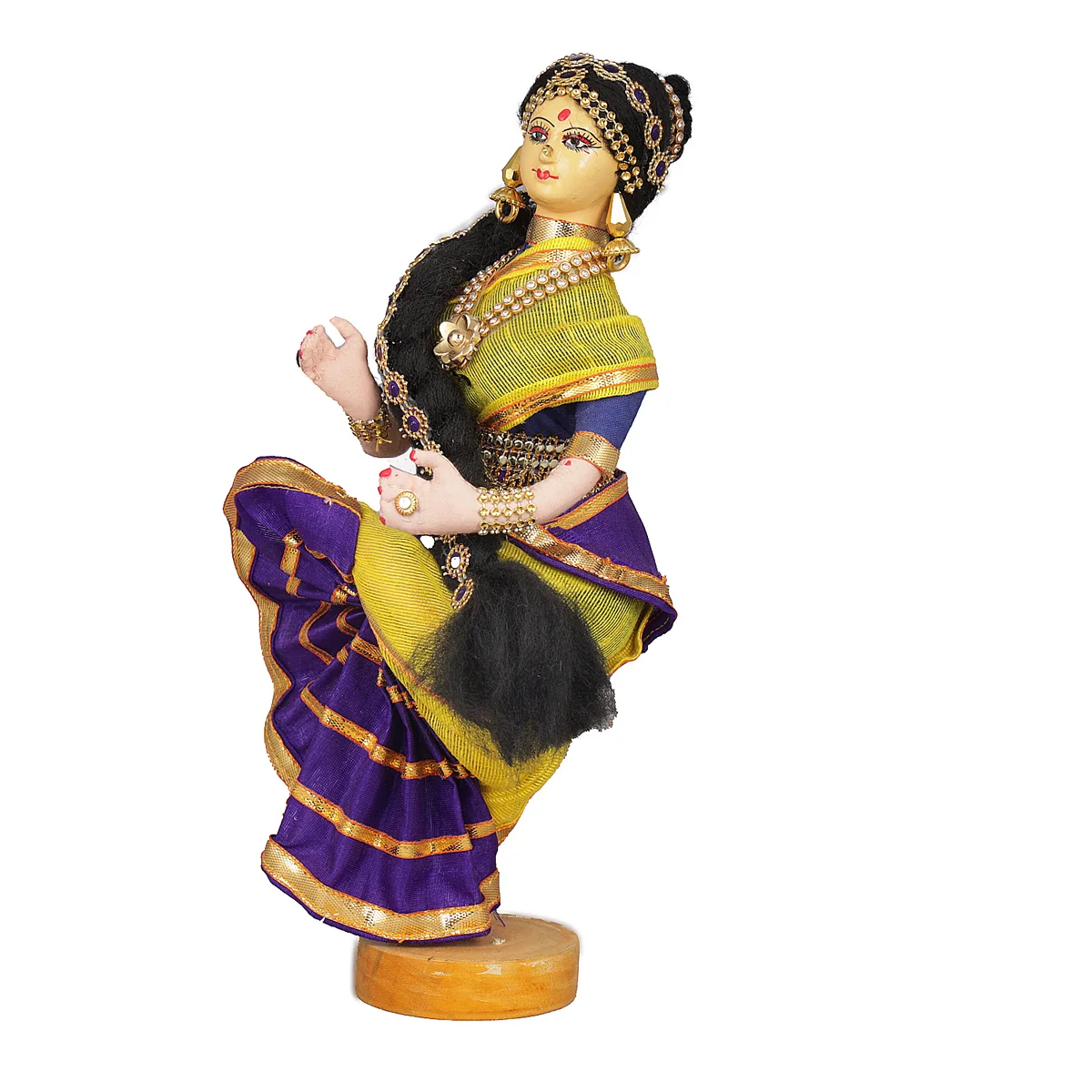 Dancing Doll Cloth Golu Bommai - 9 Inches | Giri Golu Doll/ Navaratri Golu Bomma/Gombe/Bommai - Image 31