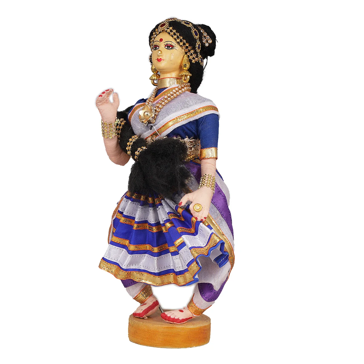 Dancing Doll Cloth Golu Bommai - 9 Inches | Giri Golu Doll/ Navaratri Golu Bomma/Gombe/Bommai - Image 32