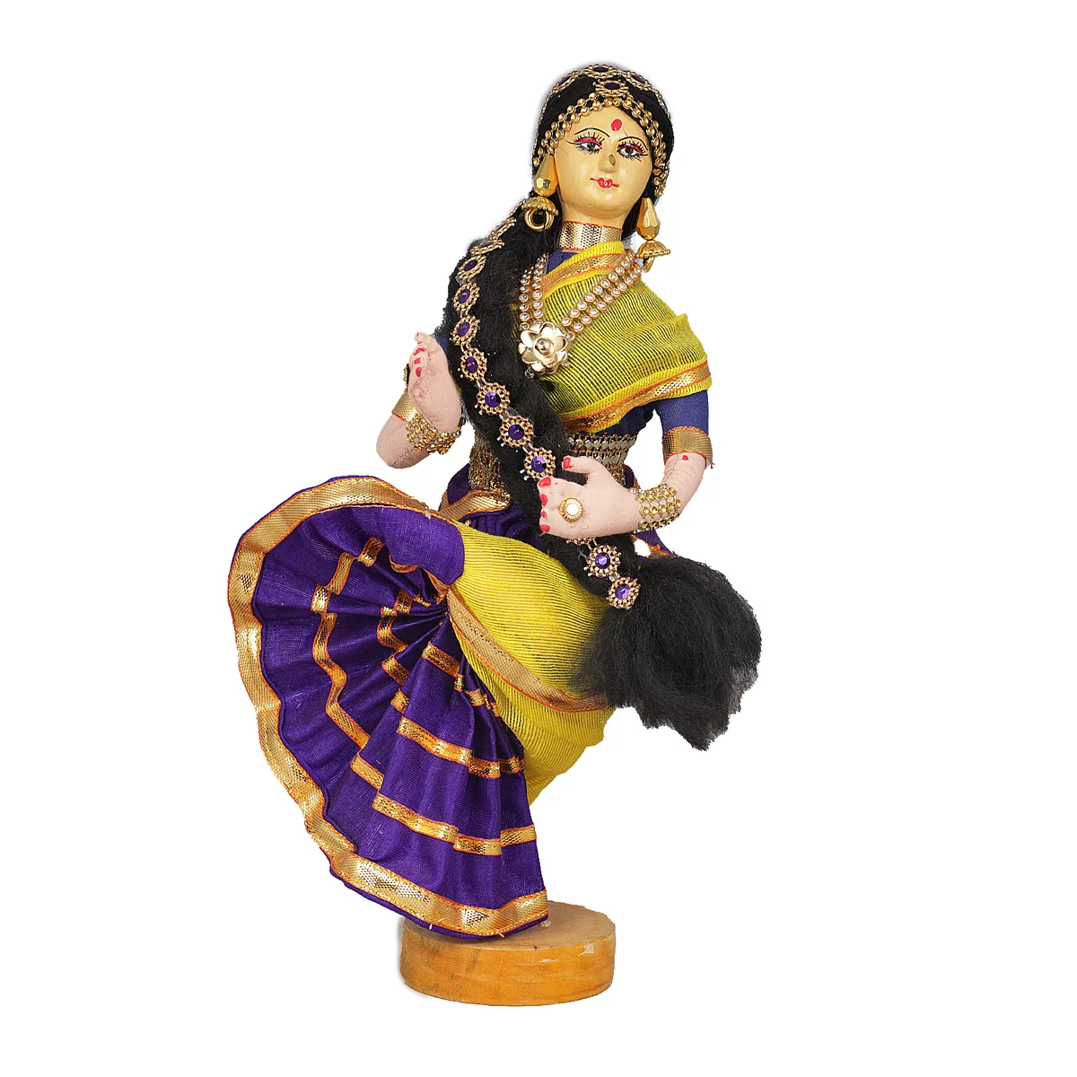 Dancing Doll Cloth Golu Bommai - 9 Inches | Giri Golu Doll/ Navaratri Golu Bomma/Gombe/Bommai - Image 37