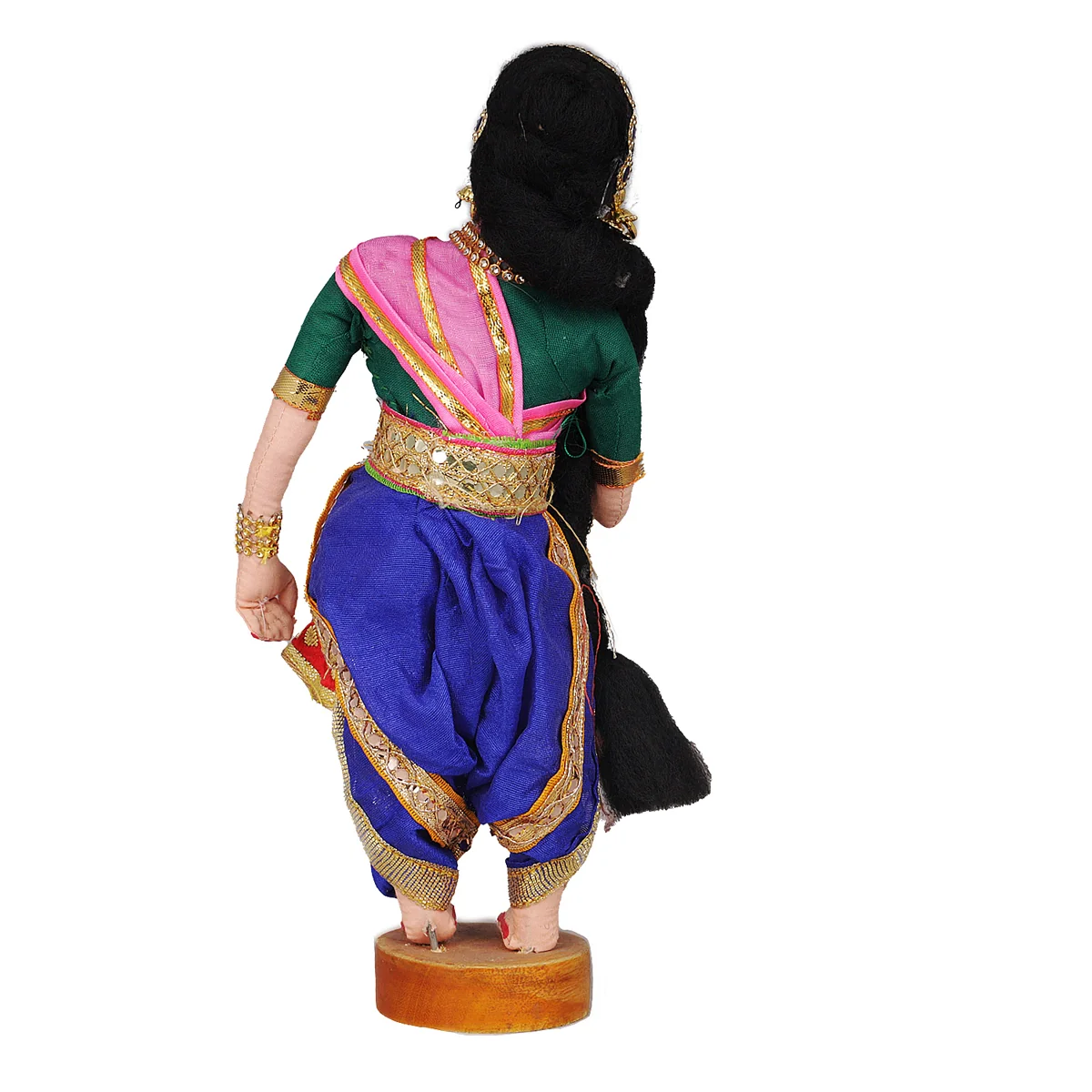Dancing Doll Cloth Golu Bommai - 9 Inches | Giri Golu Doll/ Navaratri Golu Bomma/Gombe/Bommai - Image 39