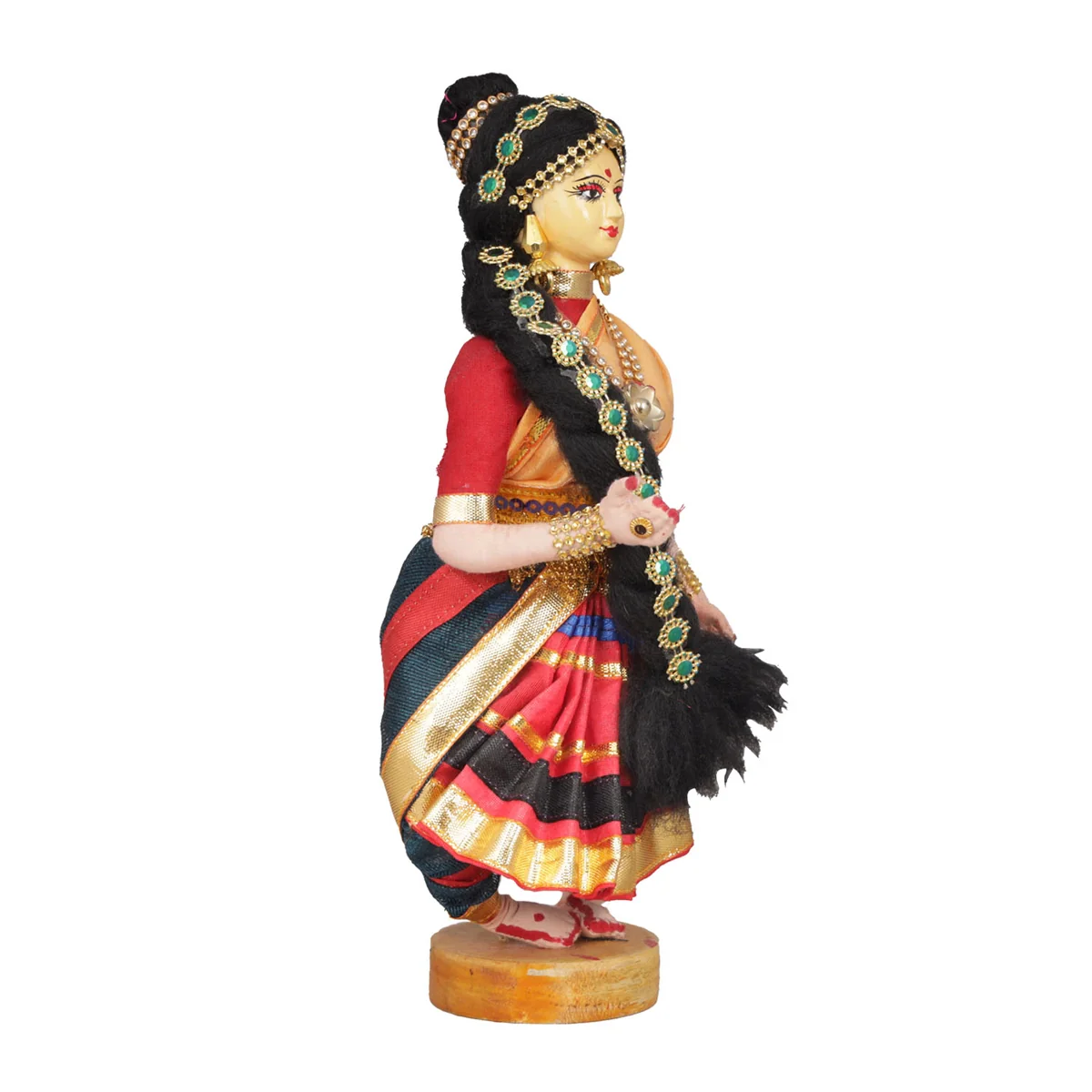 Dancing Doll Cloth Golu Bommai - 9 Inches | Giri Golu Doll/ Navaratri Golu Bomma/Gombe/Bommai - Image 48