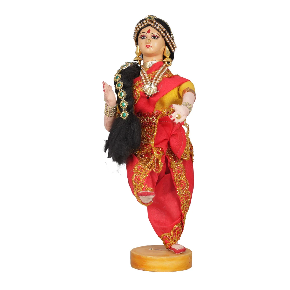 Dancing Doll Cloth Golu Bommai - 9 Inches | Giri Golu Doll/ Navaratri Golu Bomma/Gombe/Bommai - Image 51