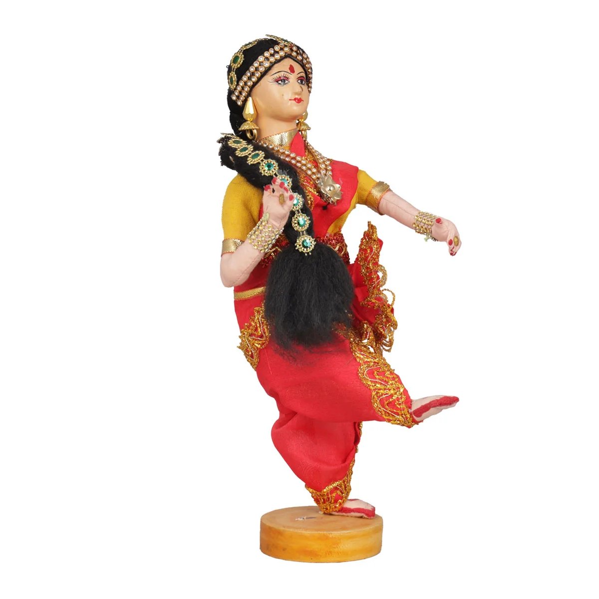 Dancing Doll Cloth Golu Bommai - 9 Inches | Giri Golu Doll/ Navaratri Golu Bomma/Gombe/Bommai - Image 52