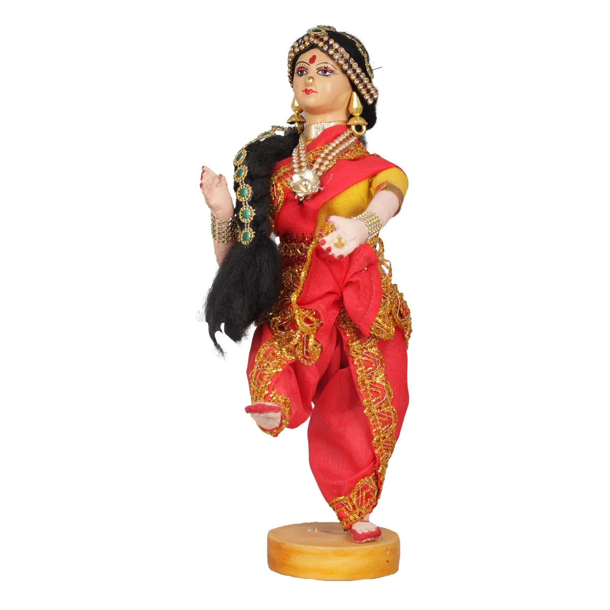 Dancing Doll Cloth Golu Bommai - 9 Inches | Giri Golu Doll/ Navaratri Golu Bomma/Gombe/Bommai - Image 53