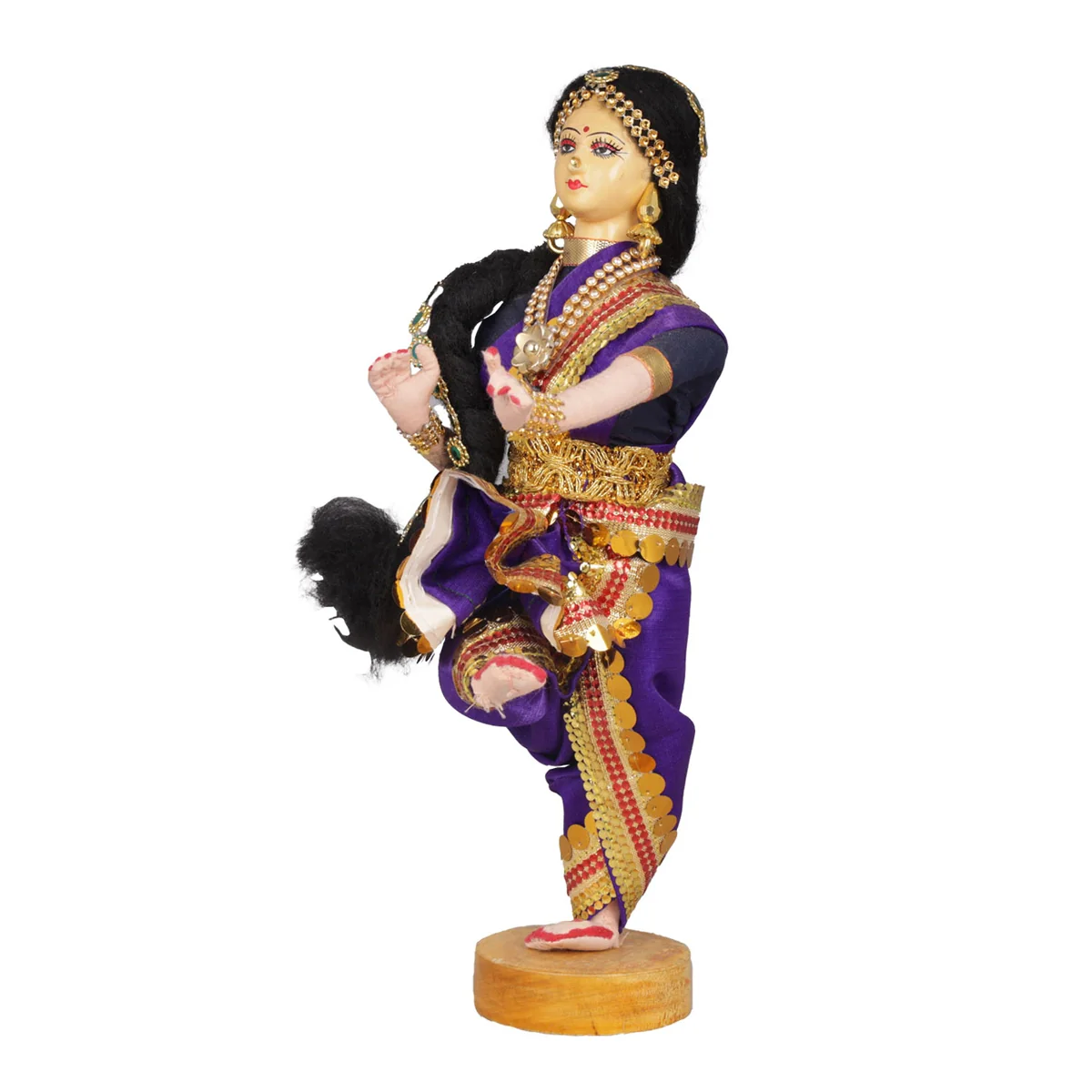 Dancing Doll Cloth Golu Bommai - 9 Inches | Giri Golu Doll/ Navaratri Golu Bomma/Gombe/Bommai - Image 55