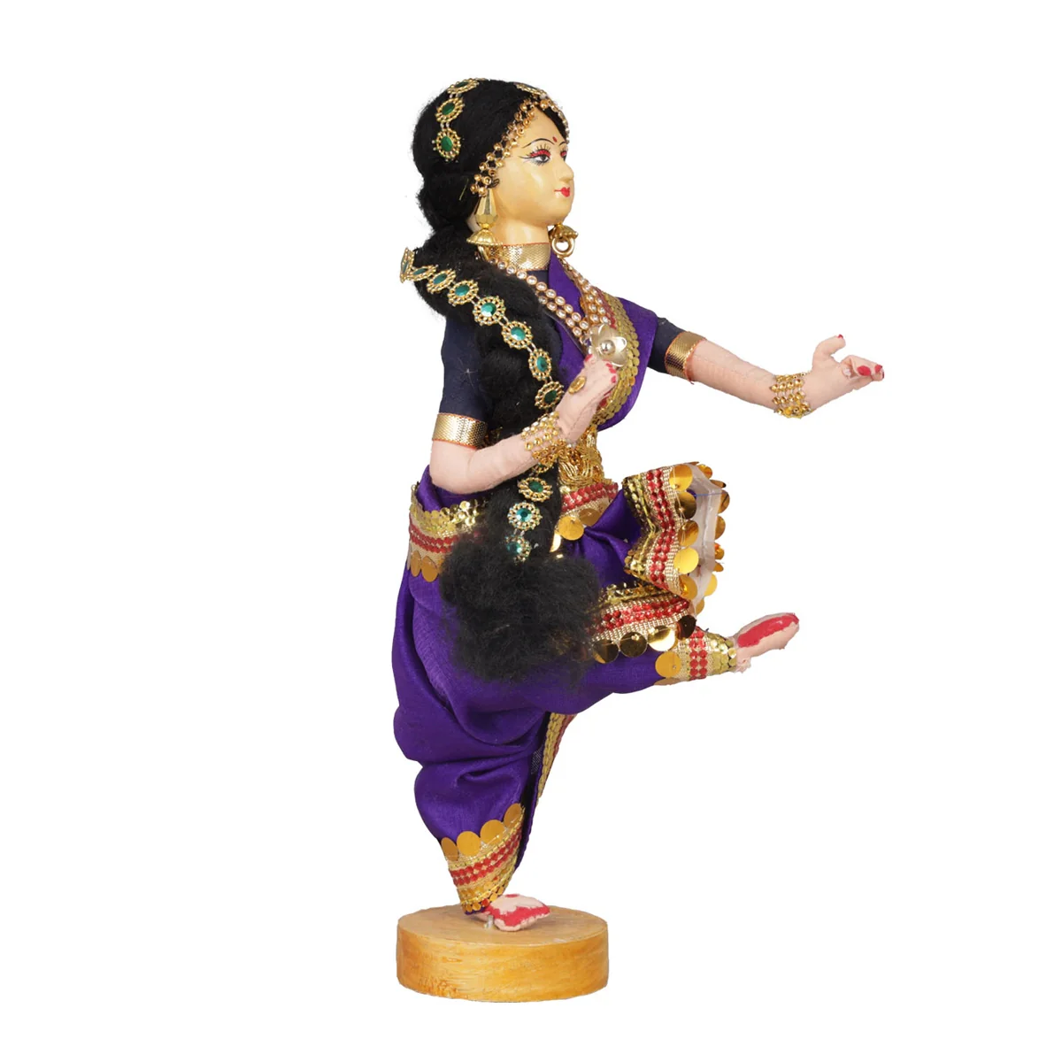 Dancing Doll Cloth Golu Bommai - 9 Inches | Giri Golu Doll/ Navaratri Golu Bomma/Gombe/Bommai - Image 56