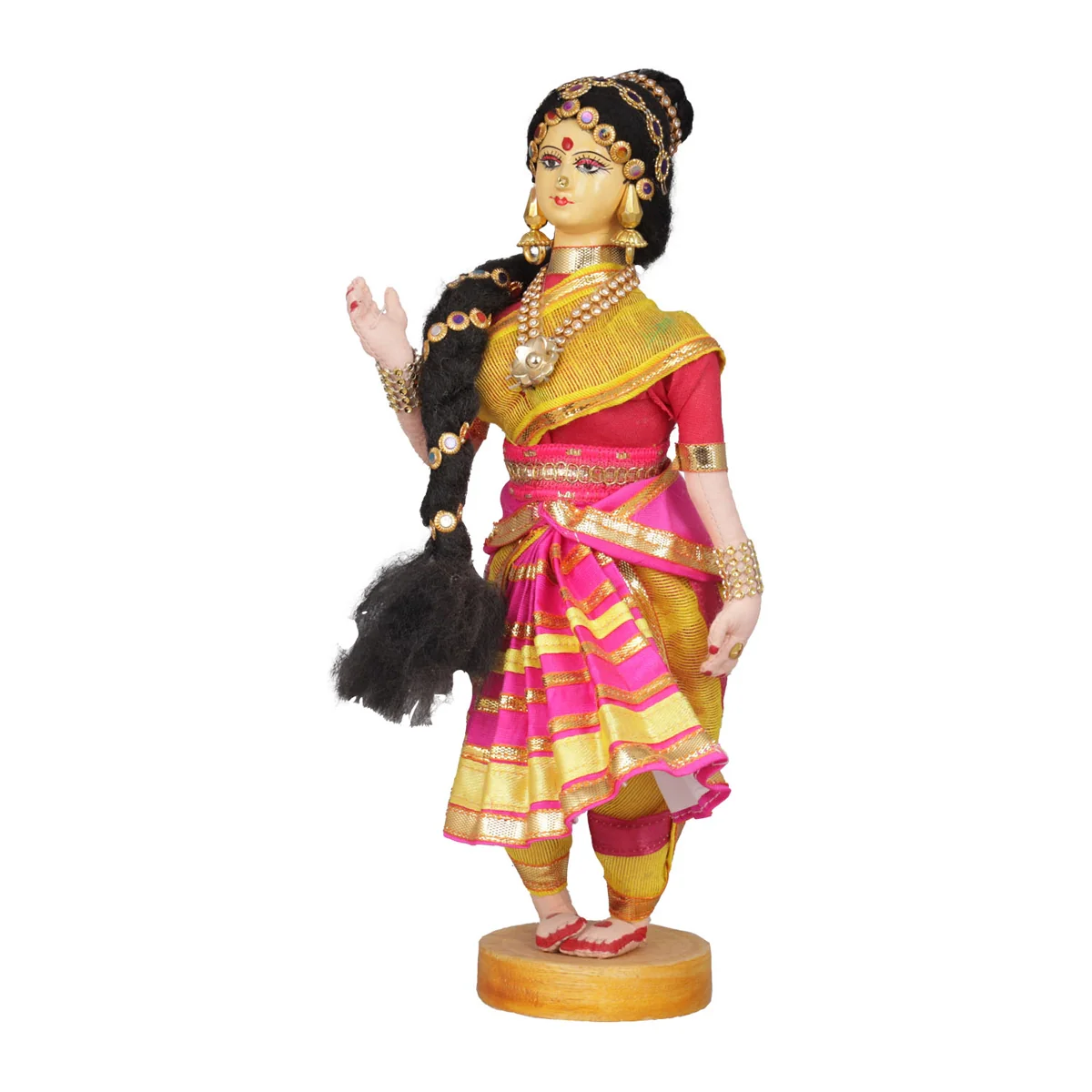 Dancing Doll Cloth Golu Bommai - 9 Inches | Giri Golu Doll/ Navaratri Golu Bomma/Gombe/Bommai - Image 59