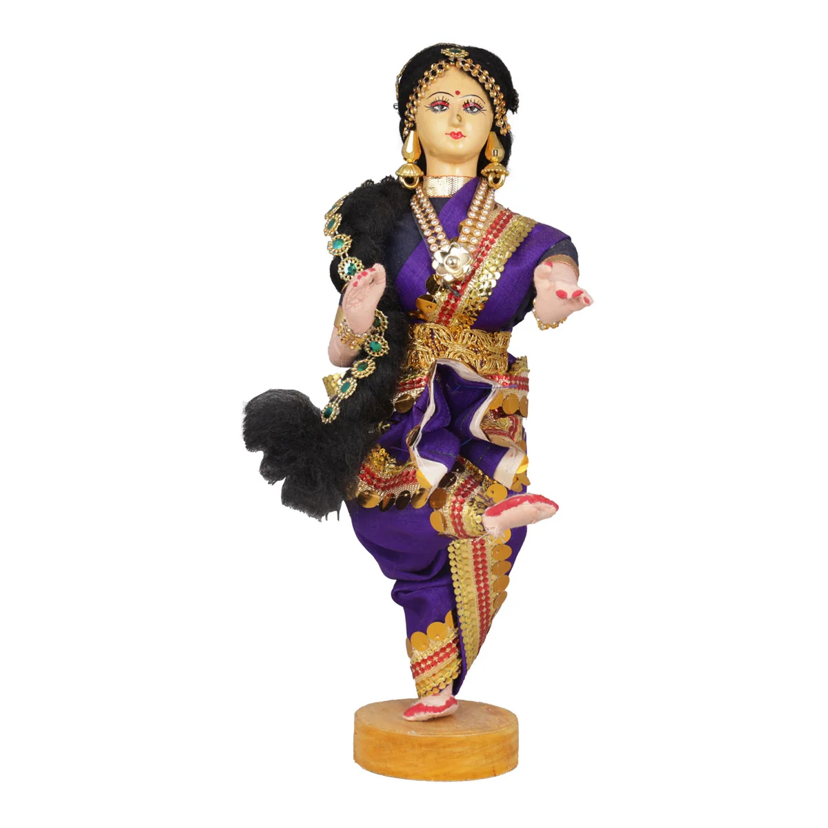 Dancing Doll Cloth Golu Bommai - 9 Inches | Giri Golu Doll/ Navaratri Golu Bomma/Gombe/Bommai - Image 62